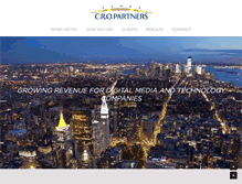 Tablet Screenshot of cro-partners.com